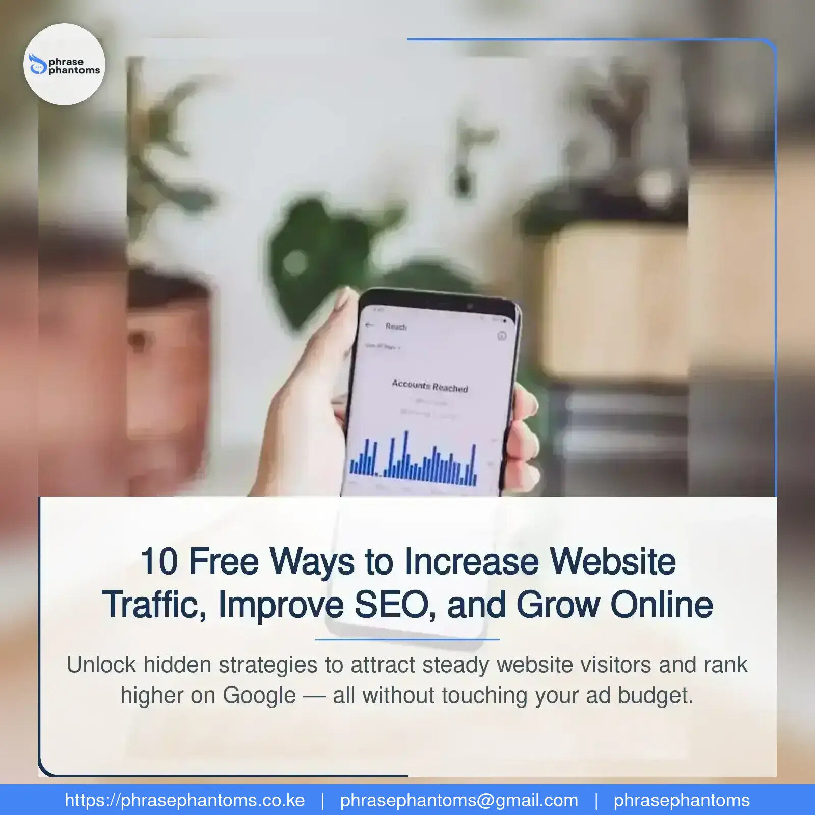 10 Free Ways to Increase Website Traffic, Improve SEO, and Grow Online