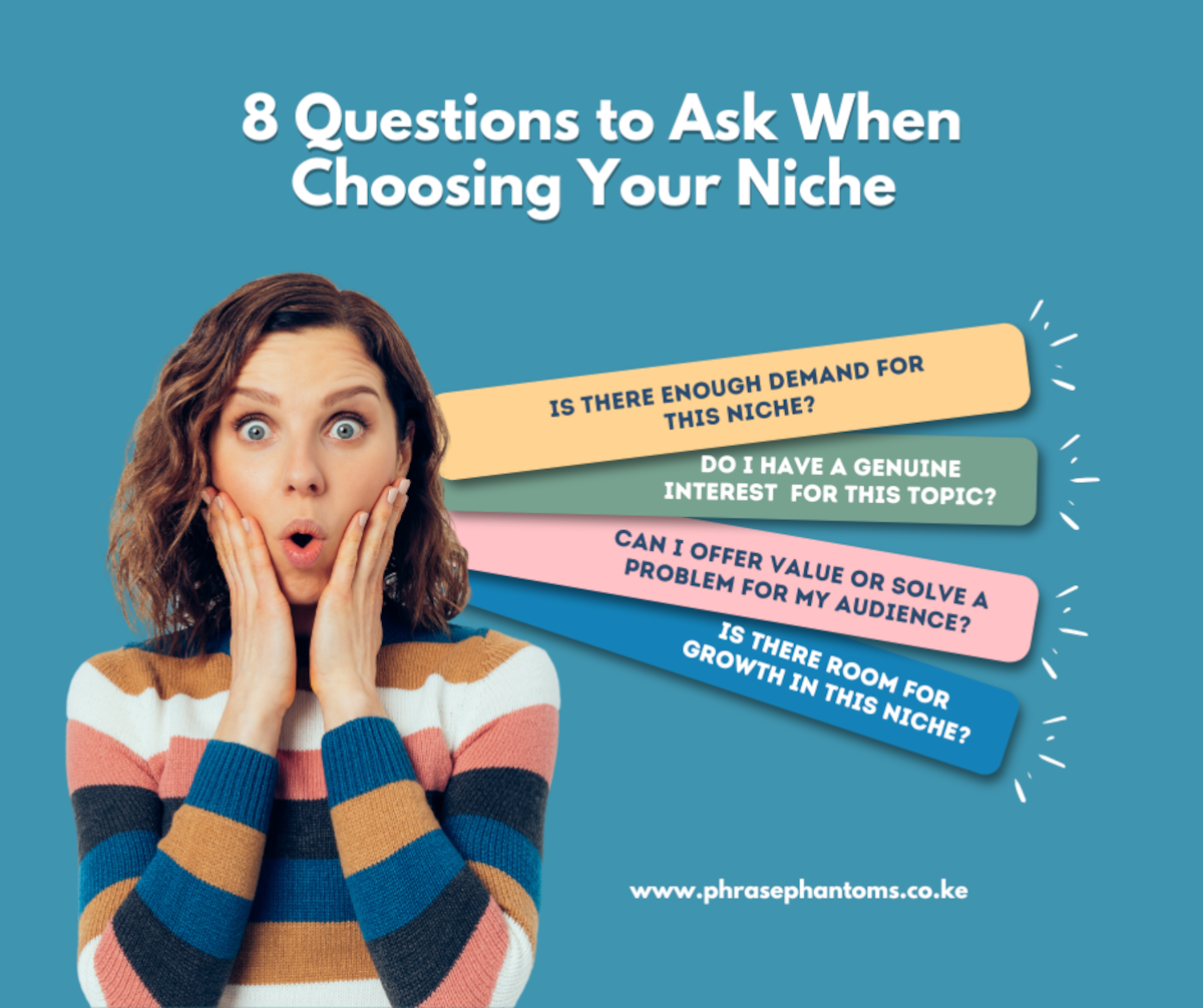 Image for blog titled 8 Questions to Ask When Choosing Your Niche